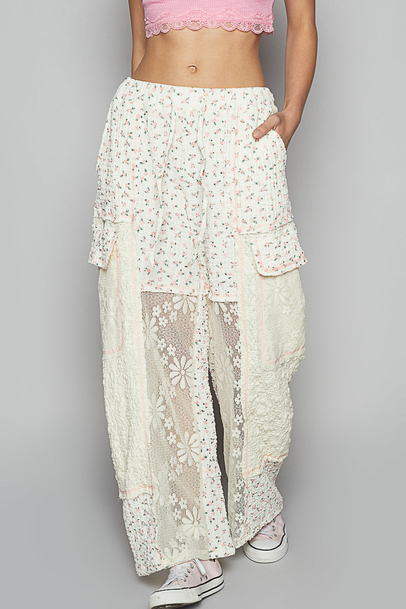 POL Forever Young Lace cargo pants