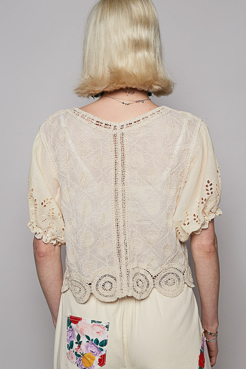 POL Victoria Button down top/cardigan