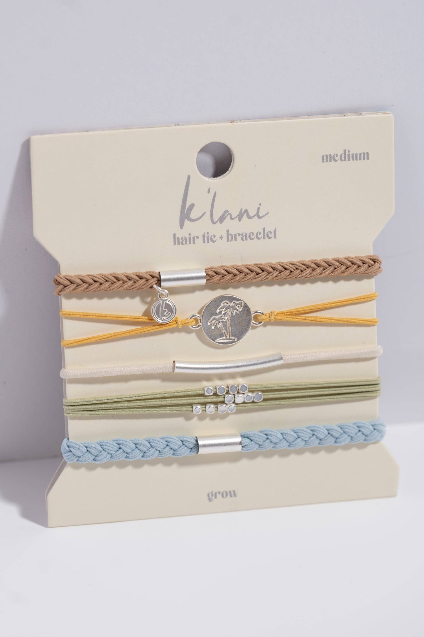 "Grow" Hair Tie Bracelets