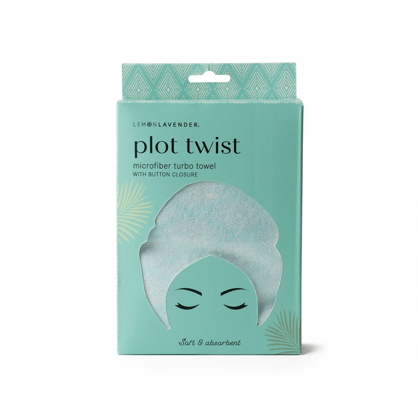 Lemon Lavender Plot Twist hair Turbo Towel