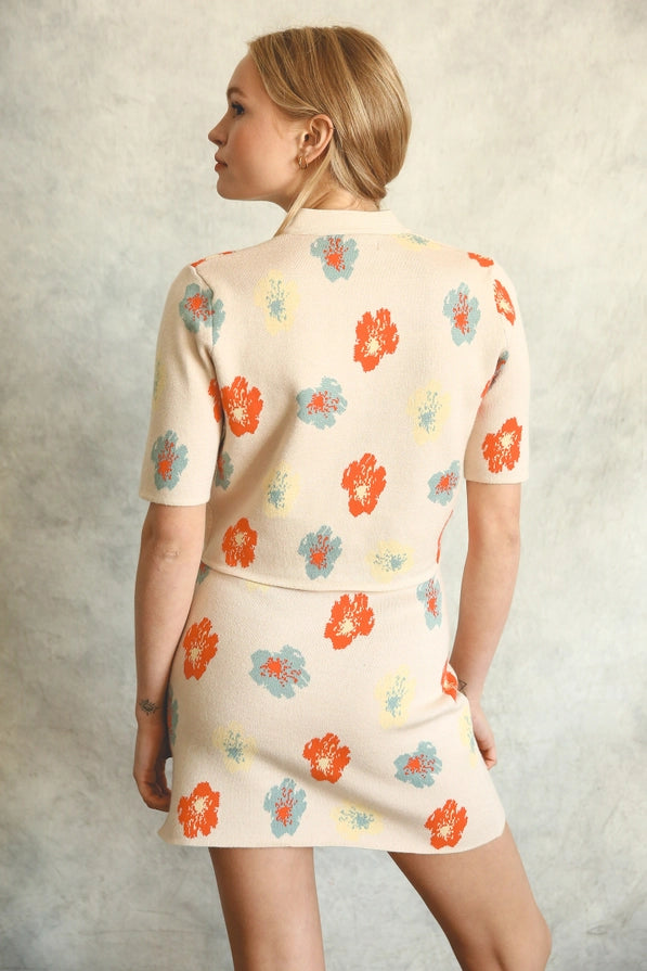 Doris cropped cardigan/ top