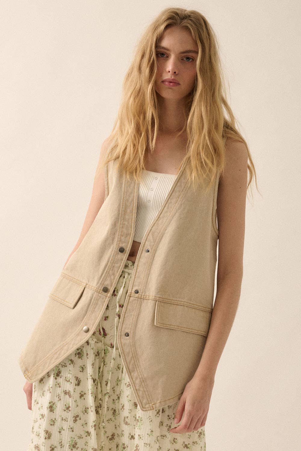 Tate Denim Vest