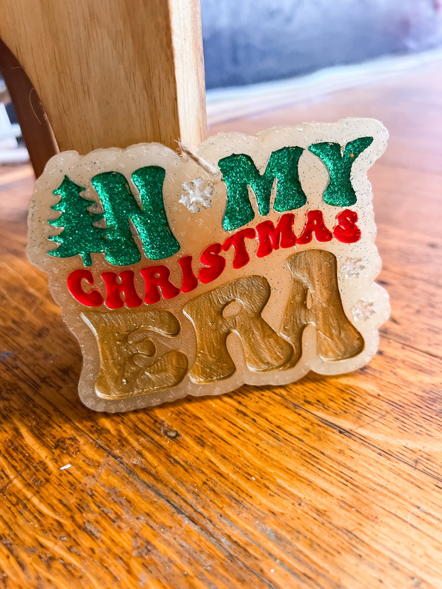 "In My Christmas Era" Car Freshie