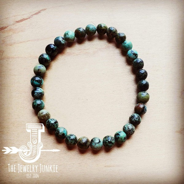 ONLINE EXCLUSIVE Black African Turquoise Bead Bracelet