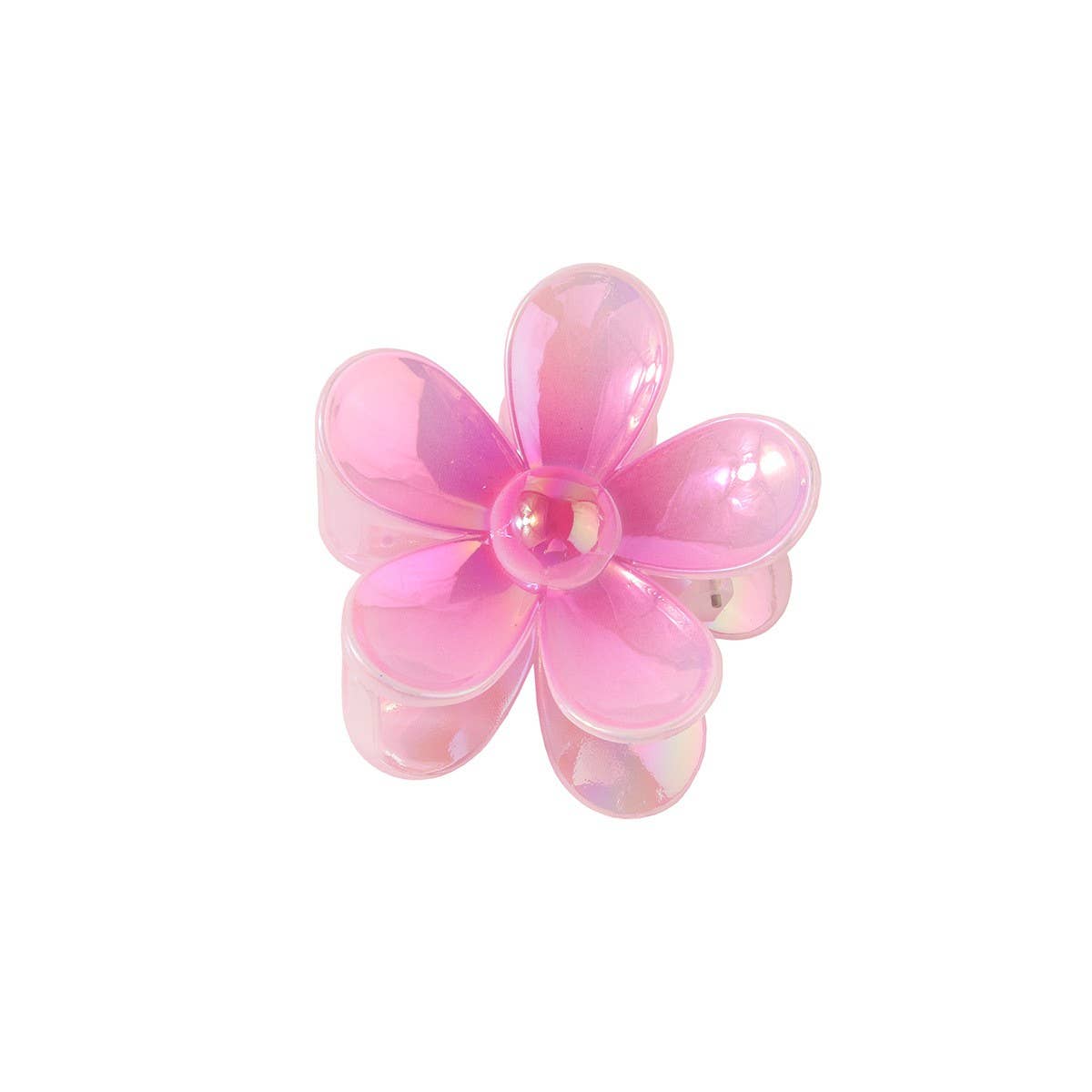 COLORFUL FLOWER HAIR CLAW CLIP