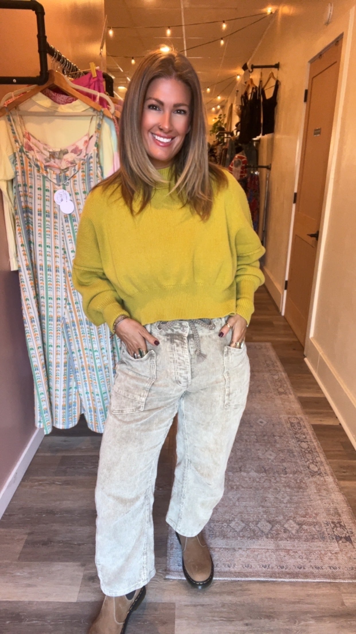 Moxie Barrel corduroy pants