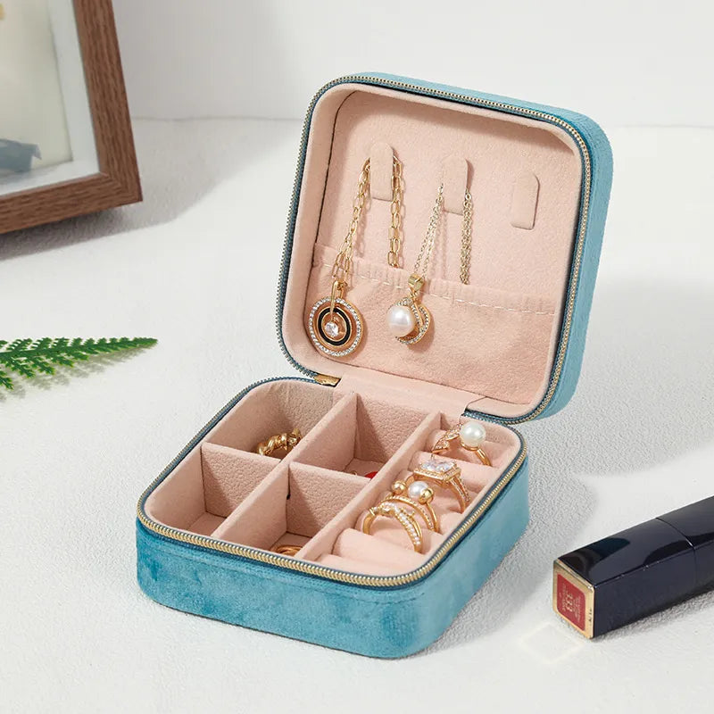 Plush Jewelry Box for Travel