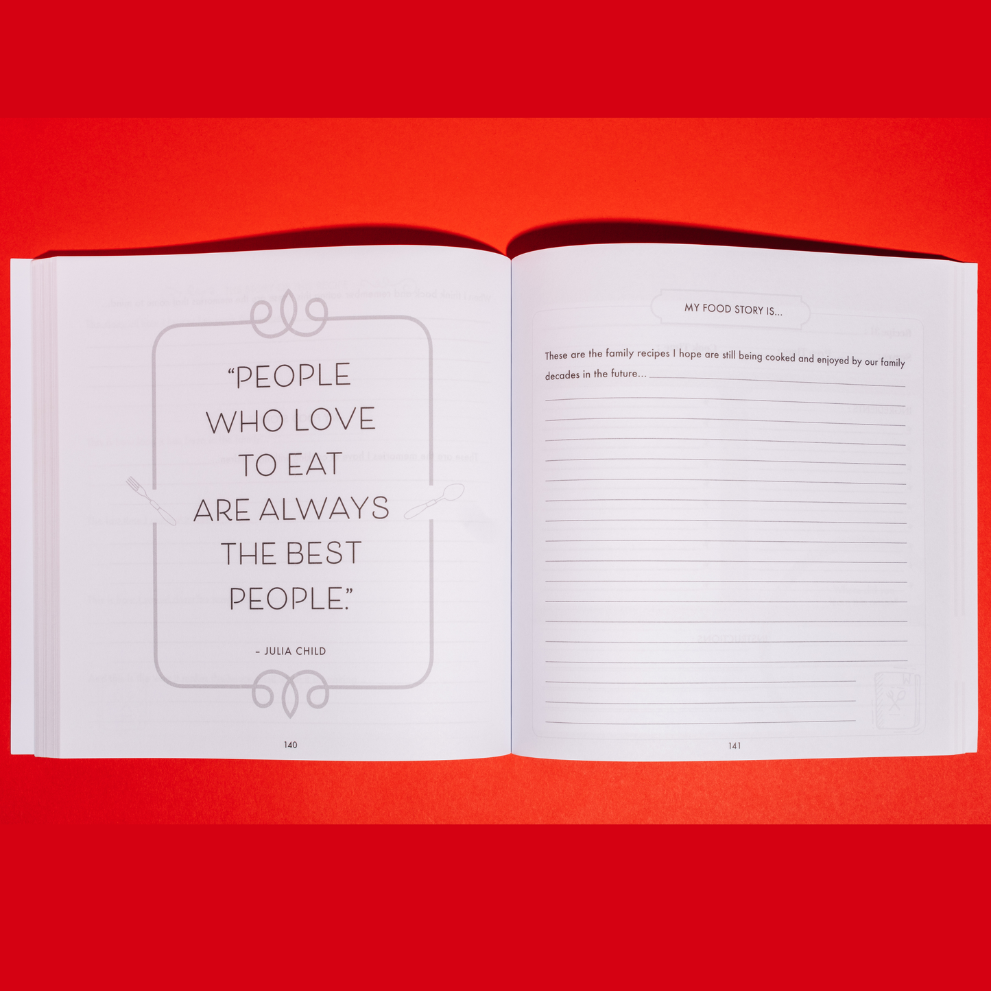 Mom, I Want to Learn Your Recipes journal