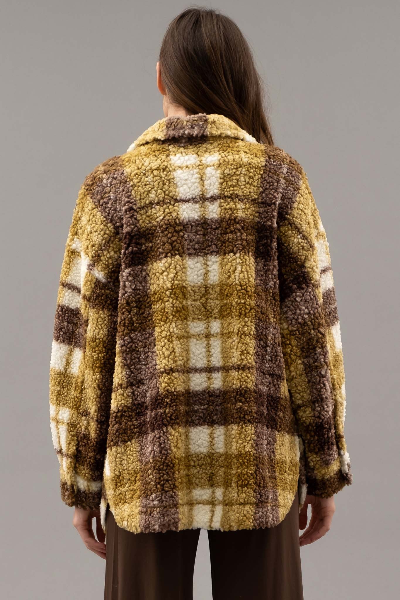 Sherpa Plaid Shacket