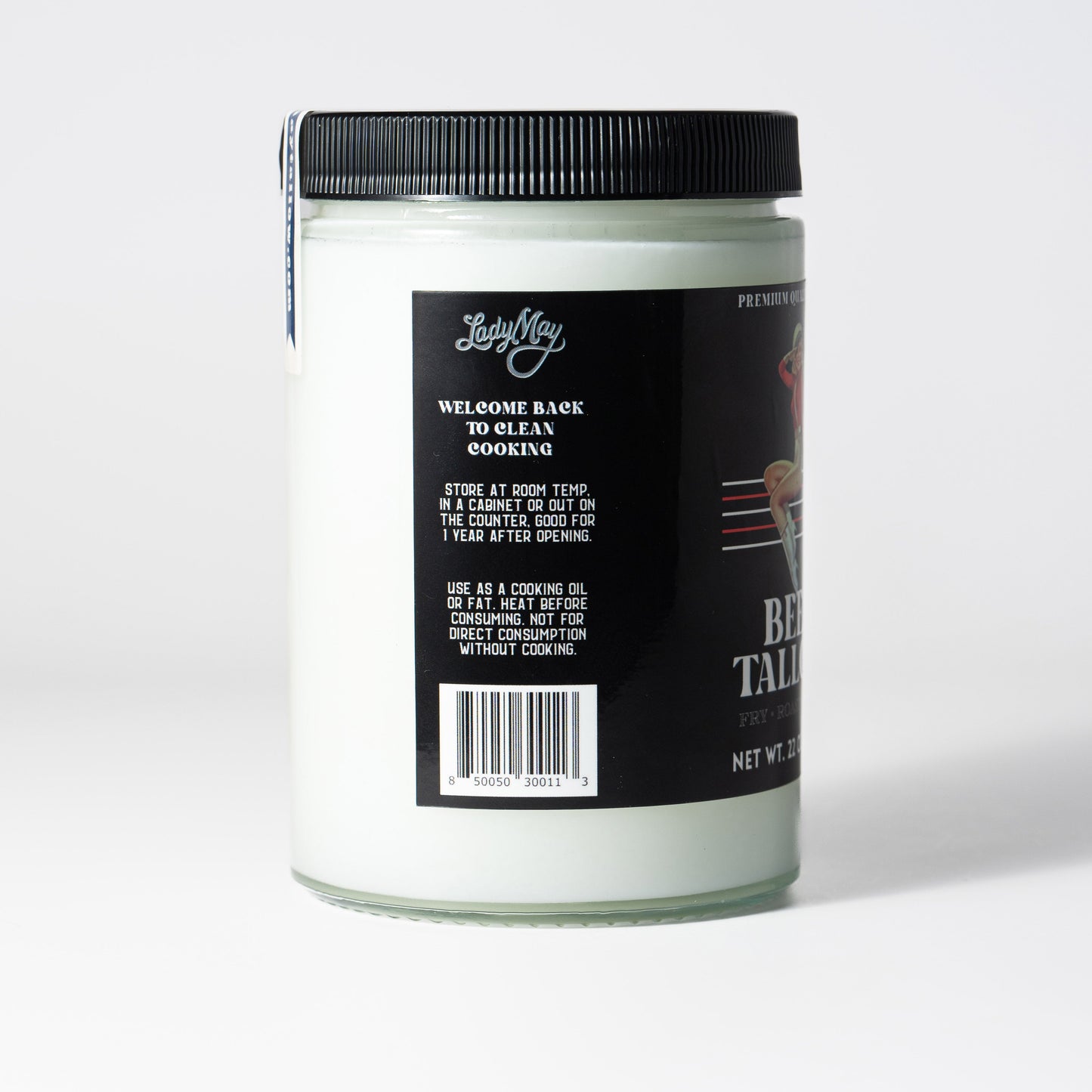 ONLINE EXCLUSIVE 22oz Premium Grass-Fed Beef Tallow | Restaurant-Proven Cooking Fat | Seed Oil-Free