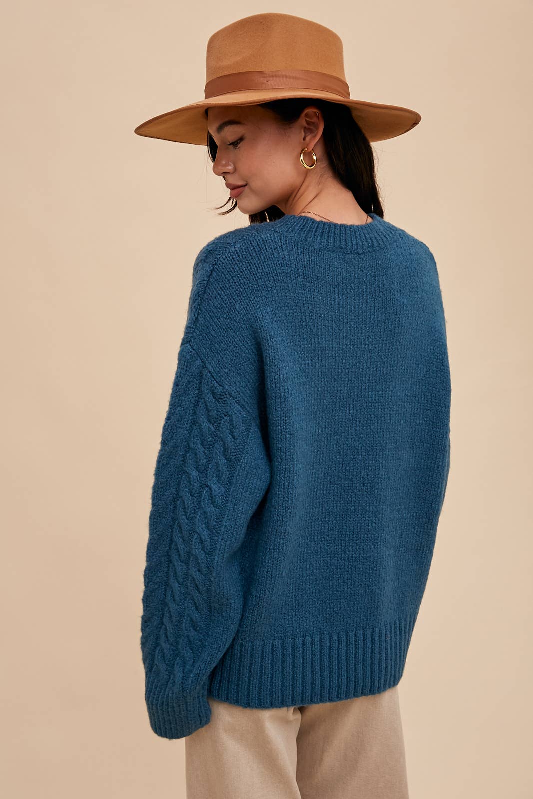 Sophie floral embroidered knit sweater