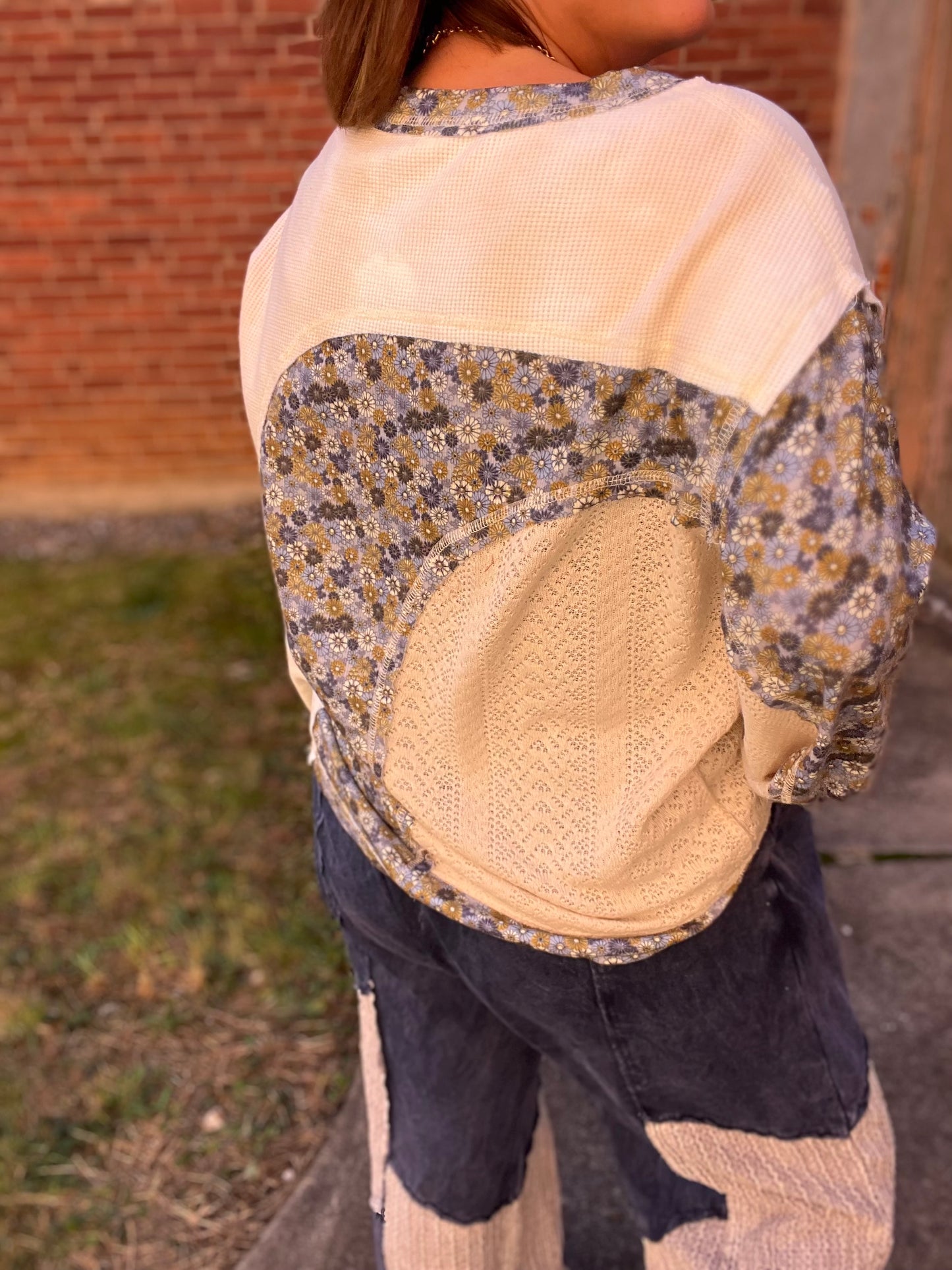 POL Tilly floral pullover top
