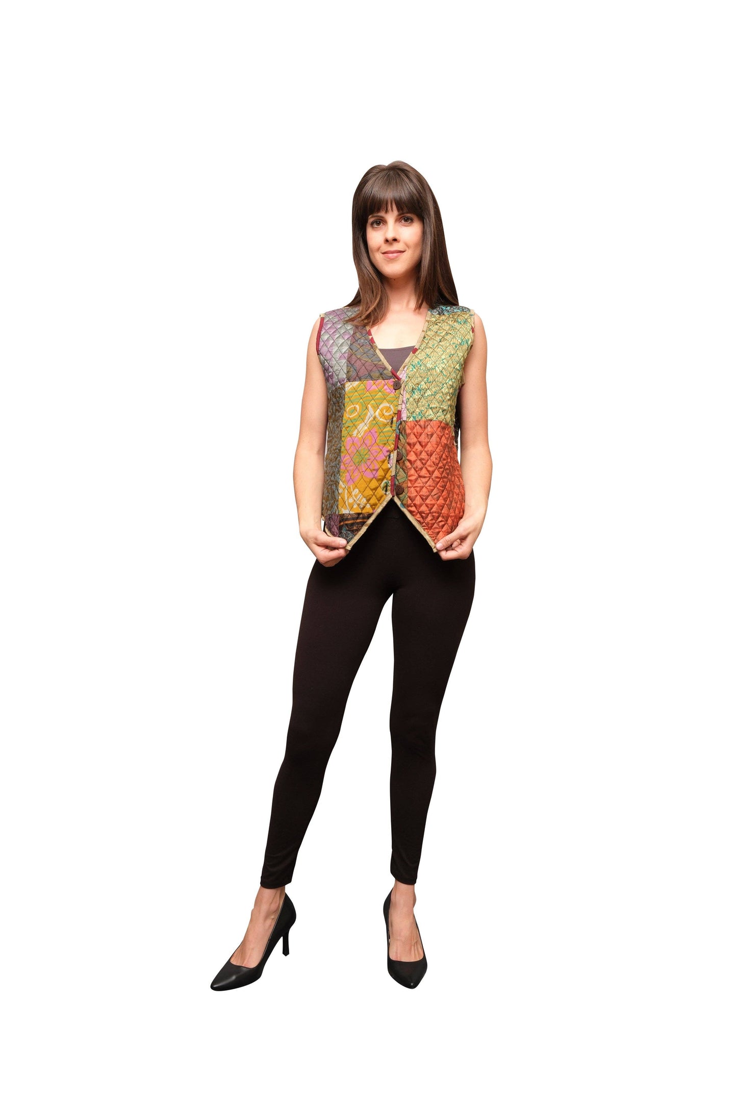 Handcrafted Quilted Patchwork Vest