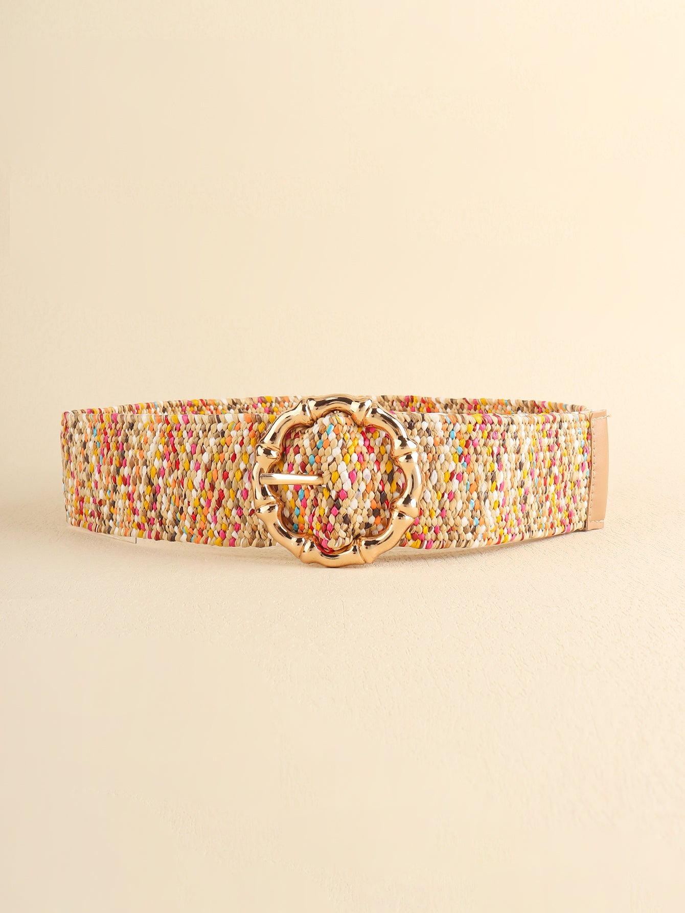 Multicolored Woven elastic Belt