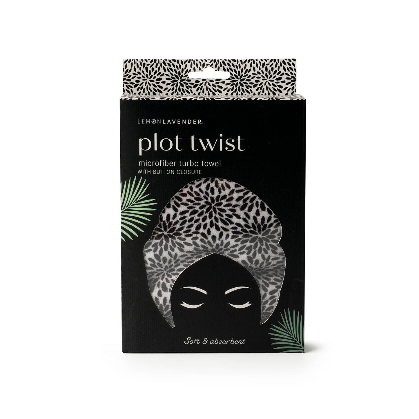 Lemon Lavender Plot Twist hair Turbo Towel