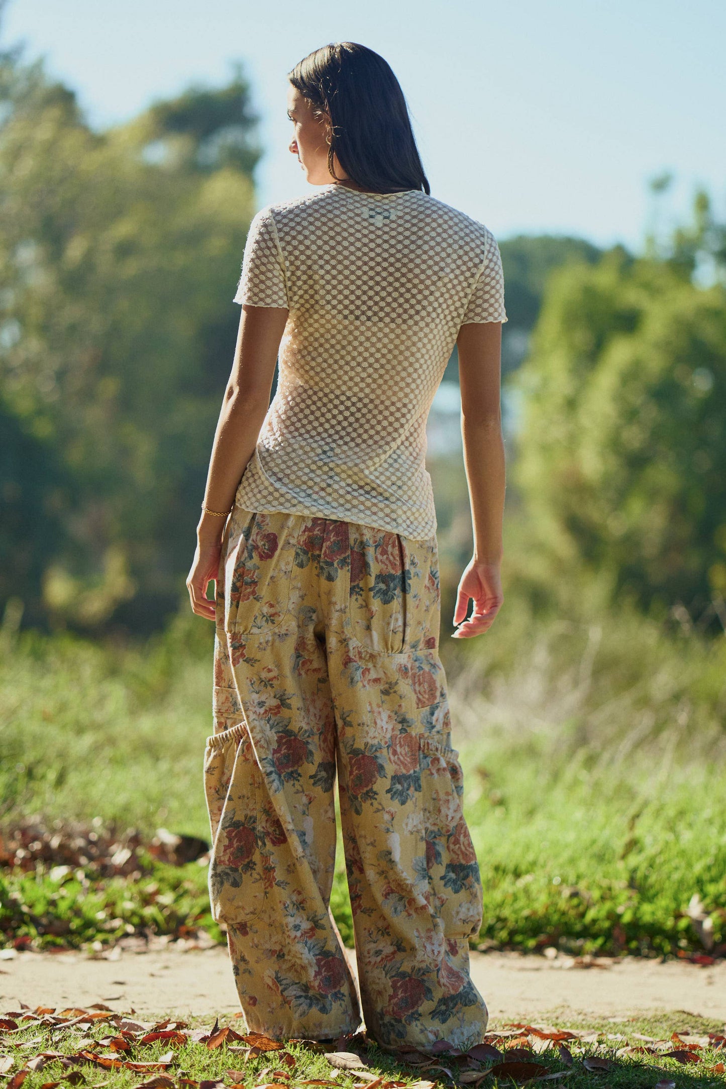 Margo floral print cargo pants