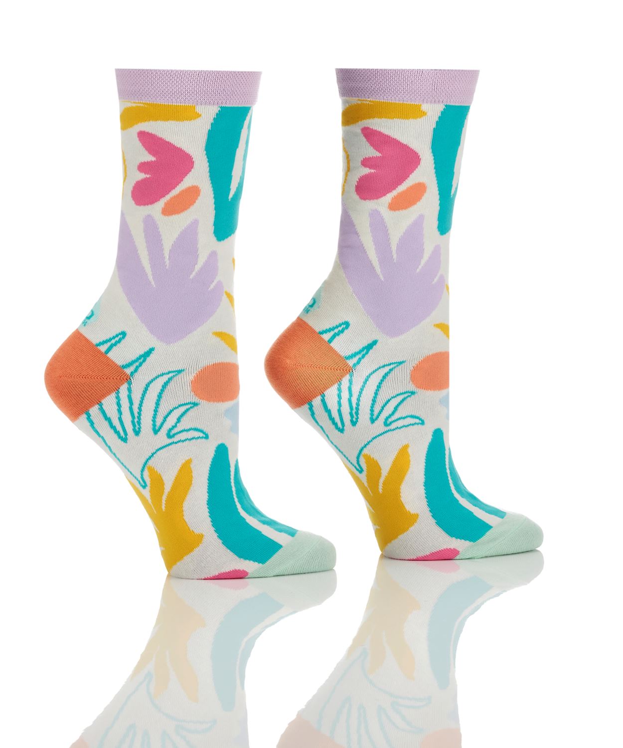 Women's Crew Sock -Abstract Nature