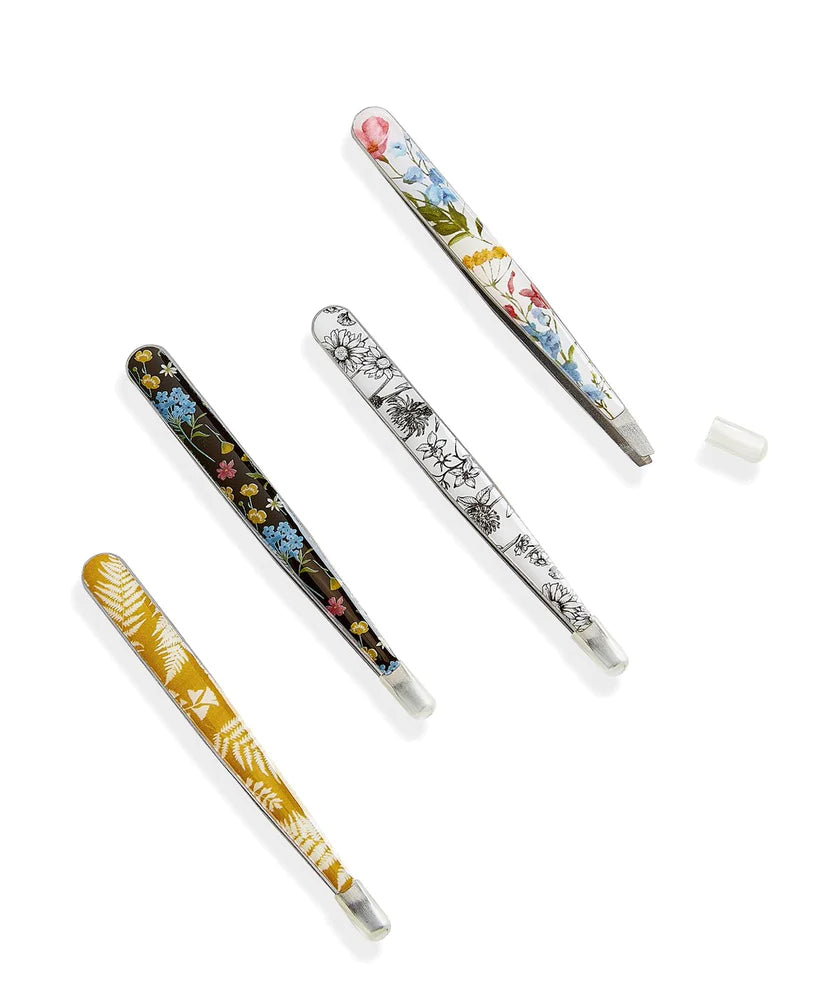 Floral Patterned Glass Tweezer