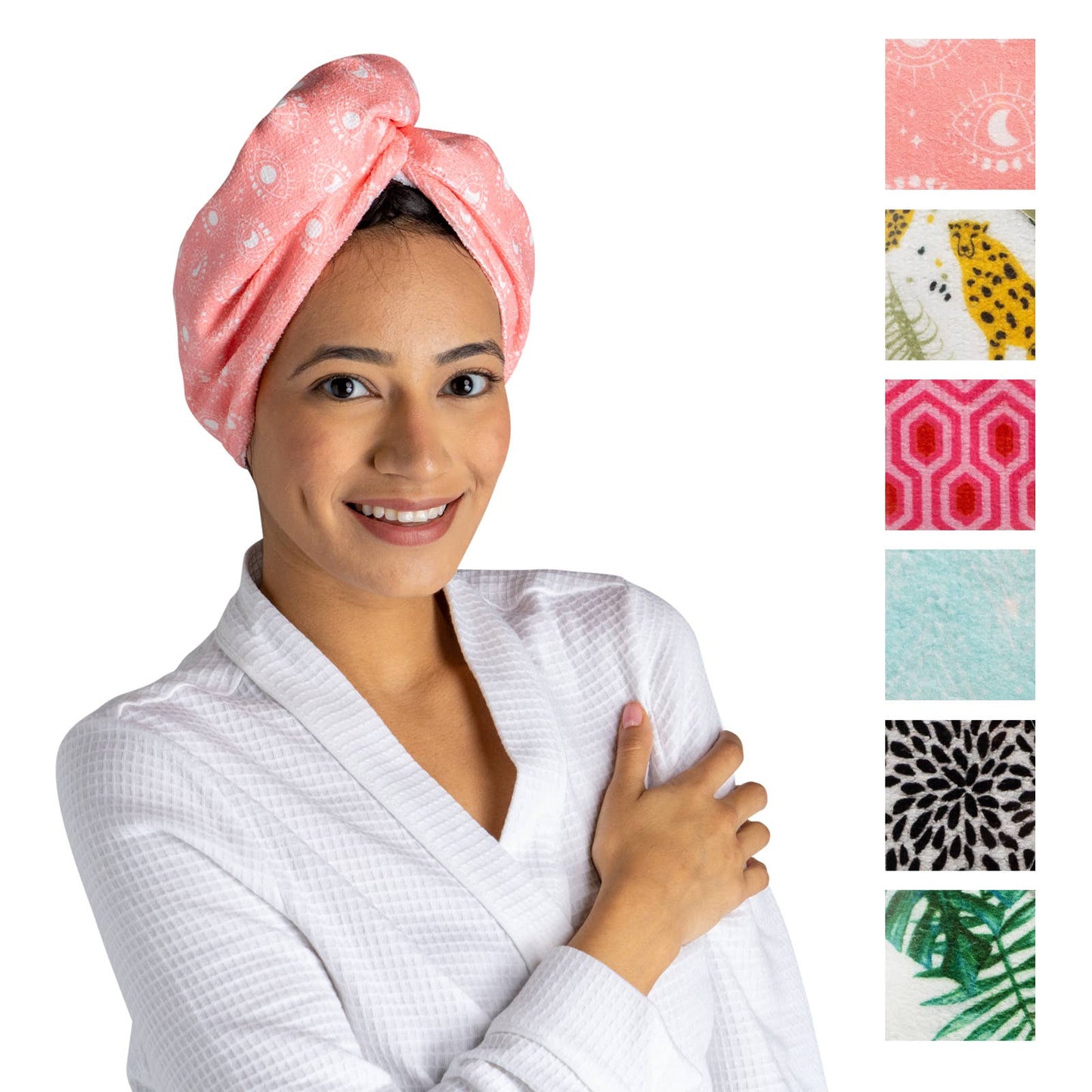 Lemon Lavender Plot Twist hair Turbo Towel