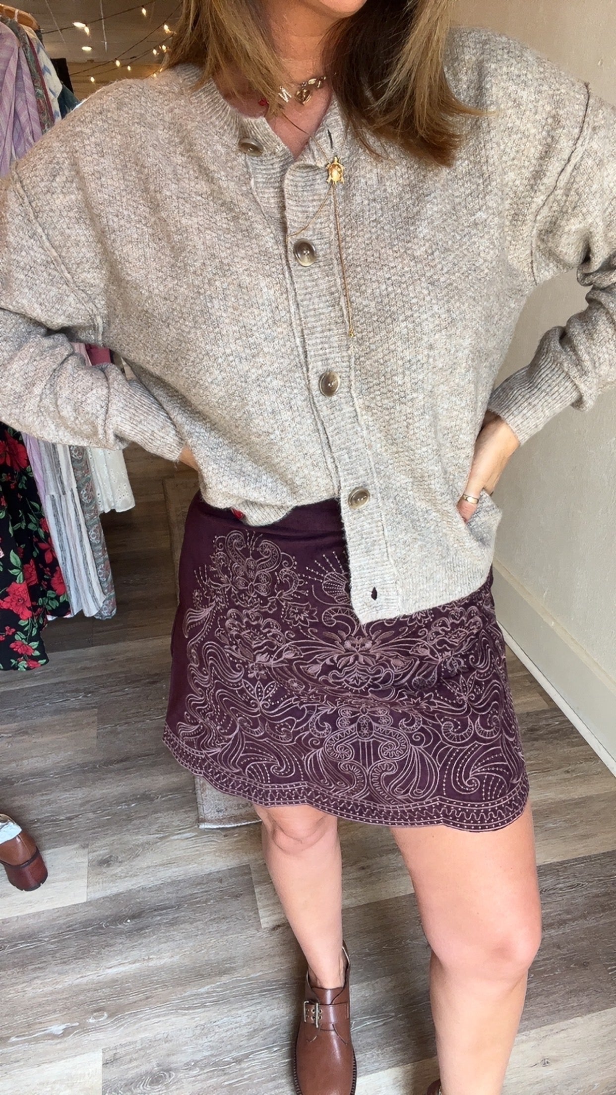 Aiden knit button down cardigan