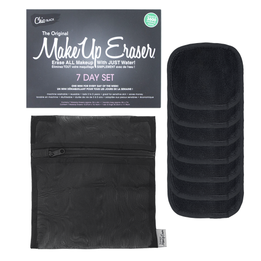 Chic Black 7-Day Set |makeup eraser
