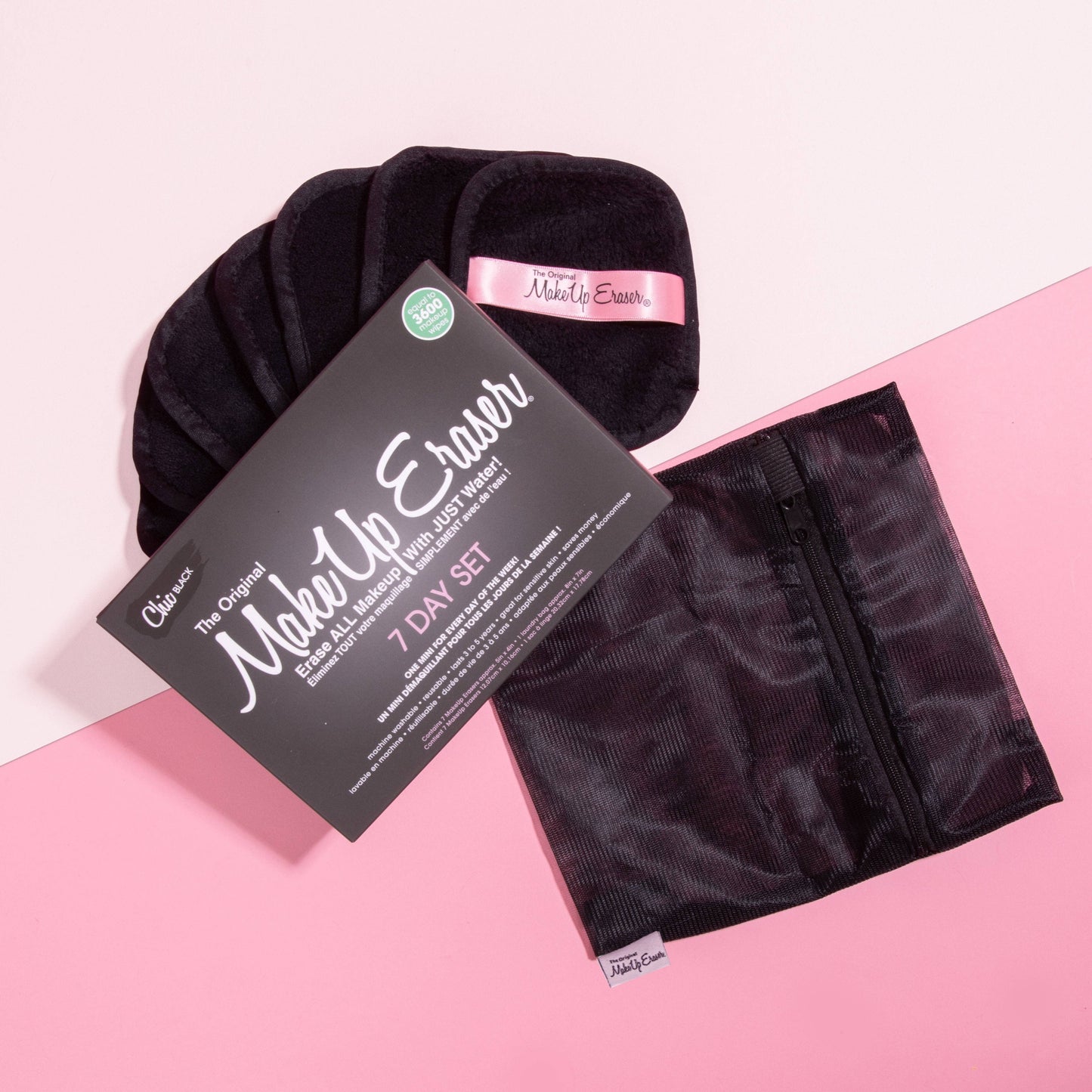 Chic Black 7-Day Set |makeup eraser