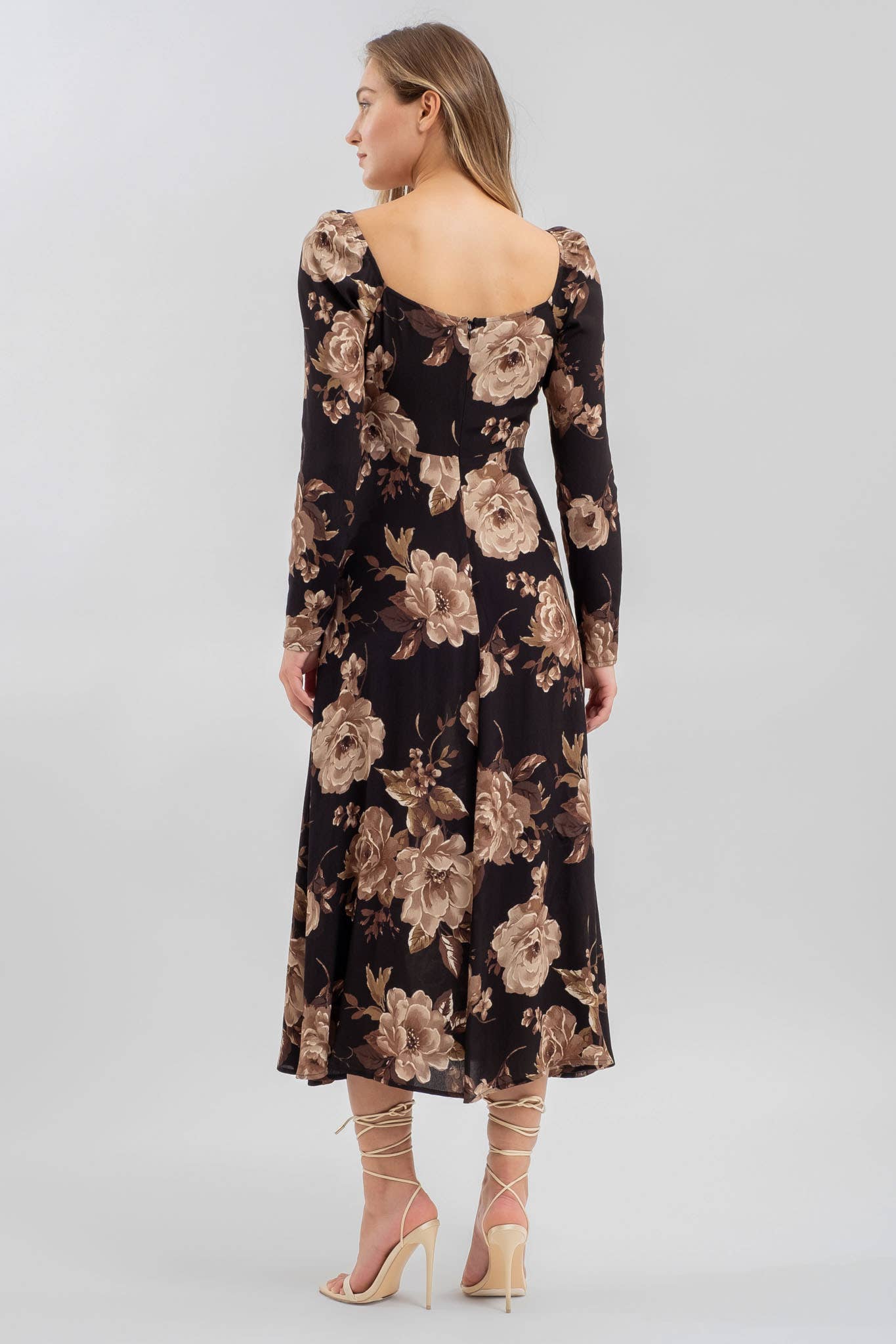 Manda Midi floral dress