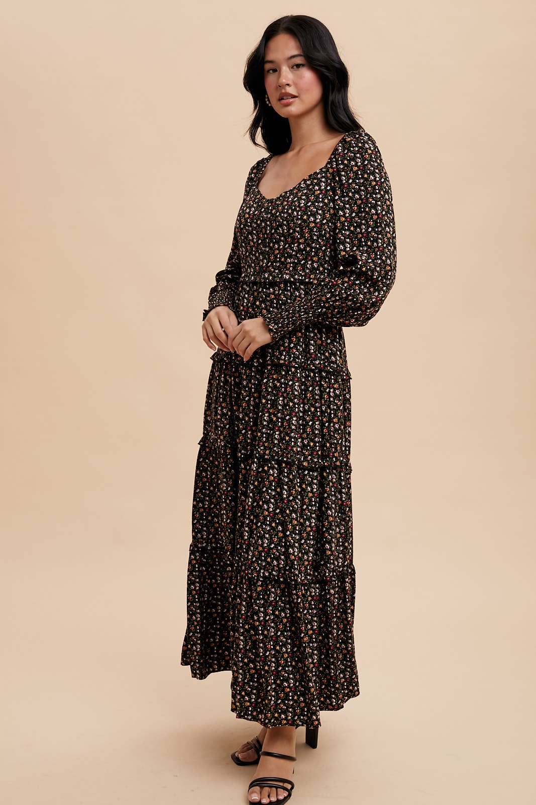 SWEETHEART FLORAL MAXI DRESS