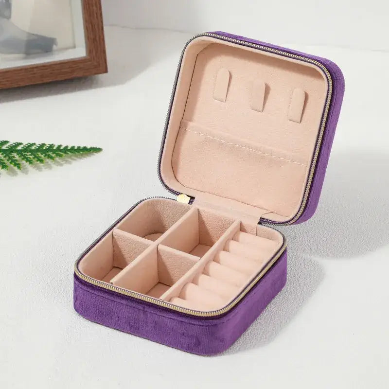 Plush Jewelry Box for Travel