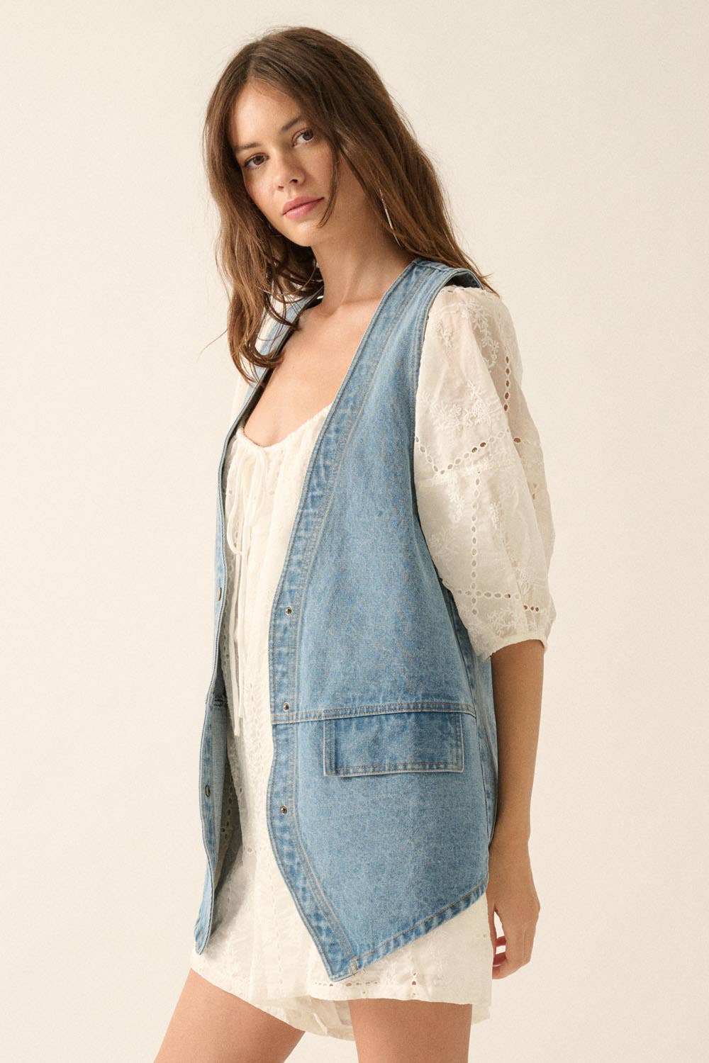 Tate Denim Vest