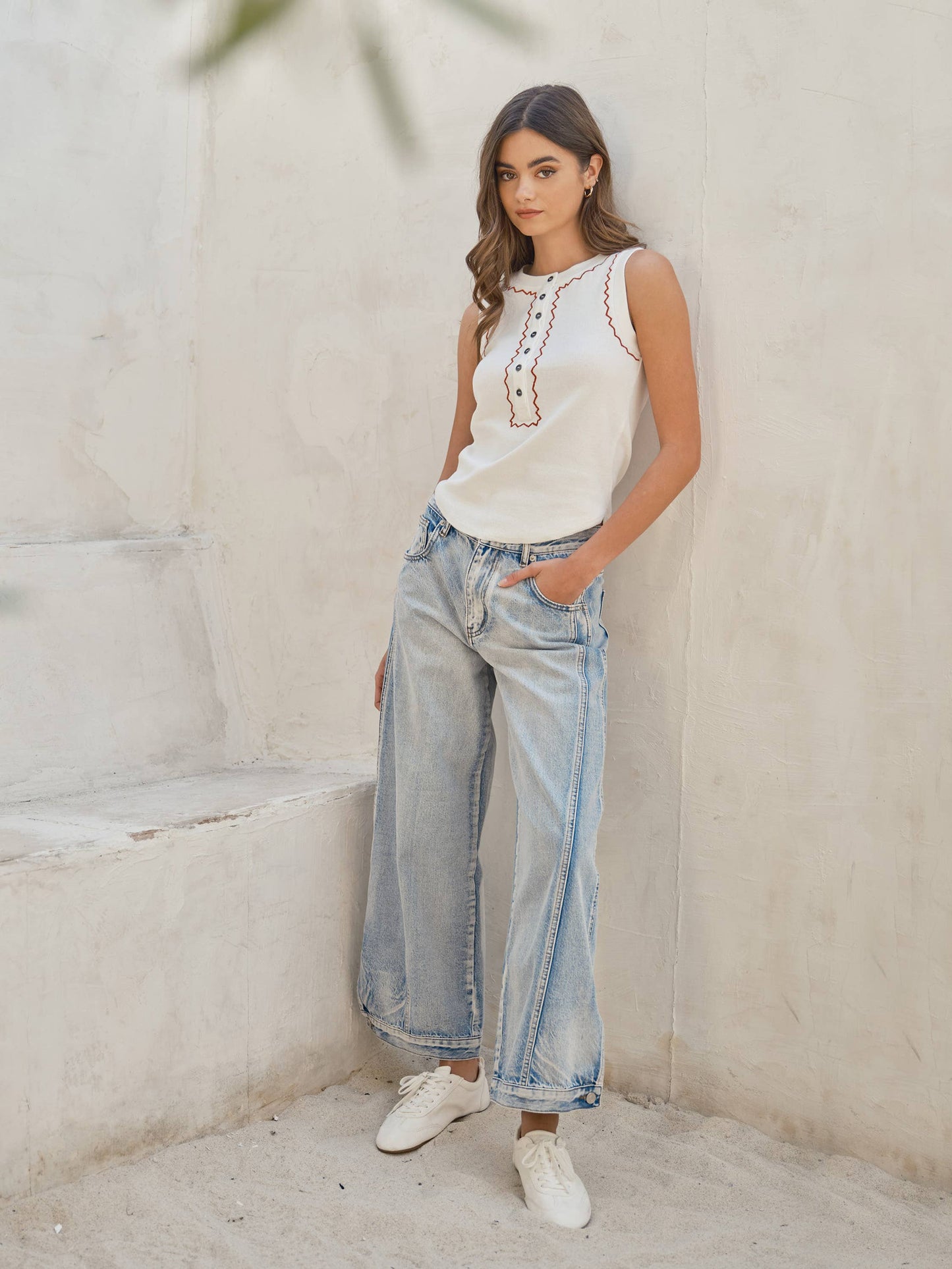 Roma vinatge washed jeans