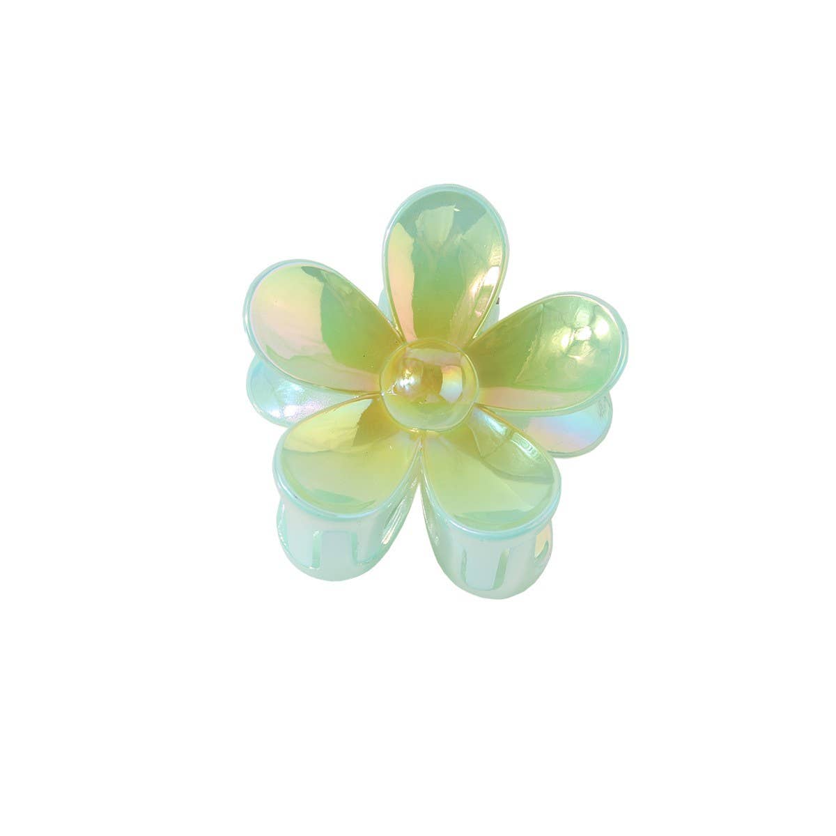 COLORFUL FLOWER HAIR CLAW CLIP