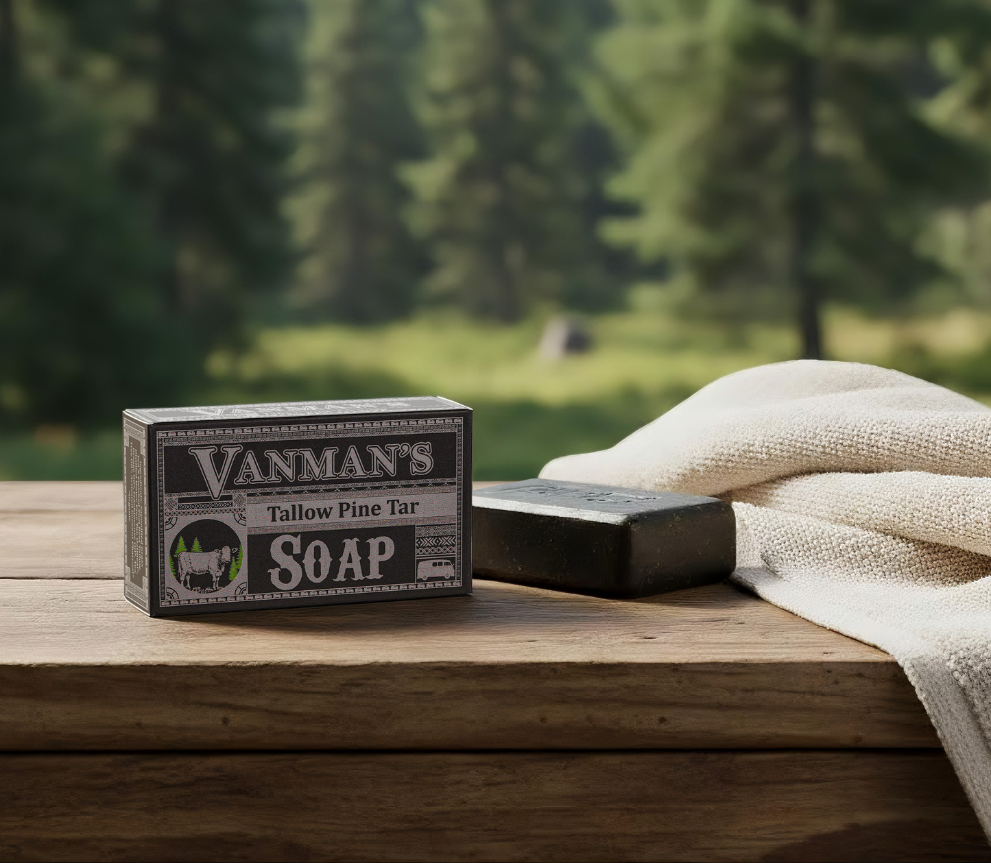 ONLINE EXCLUSIVE *New* VanMan's Tallow & Pine Tar Soap