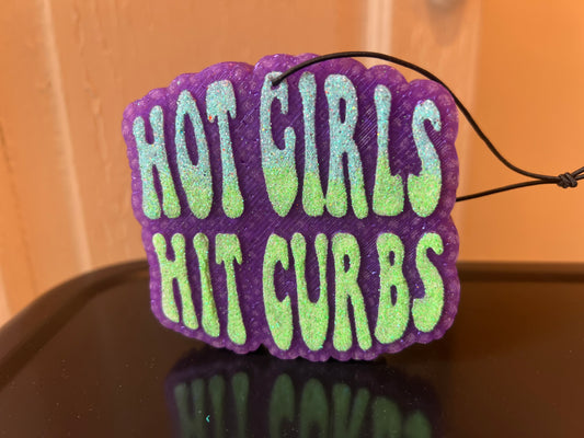 Hot Girls Hit Curbs Car Freshie