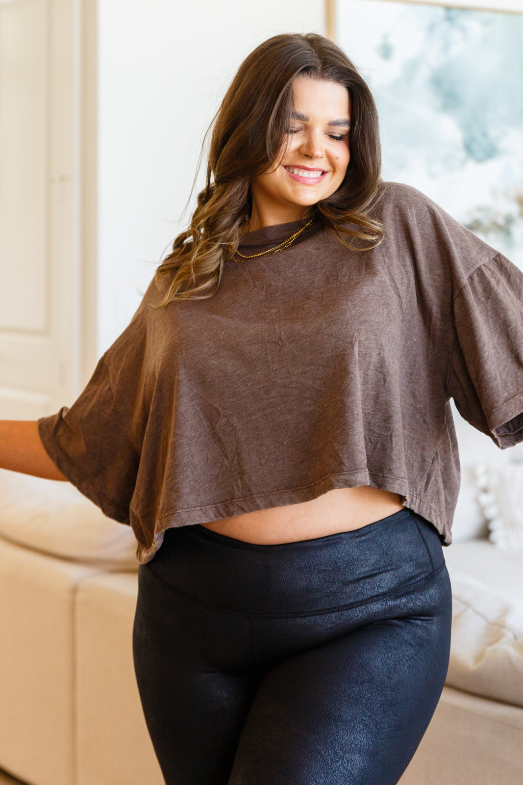 ONLINE EXCLUSIVE Can't Handle It Cropped T-Shirt