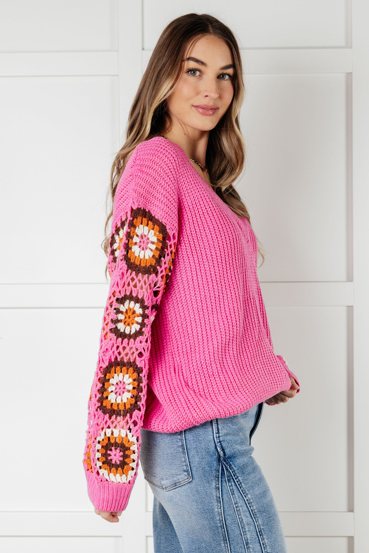 ONLINE EXCLUSIVE Can't Stop this Feeling V-Neck Knit Sweater