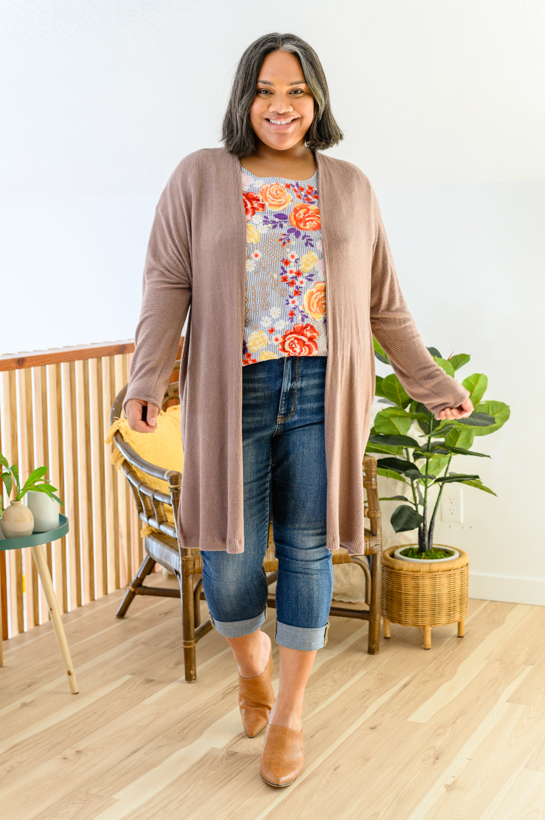 ONLINE EXCLUSIVE Canopy Of Crushes Striped Floral Top