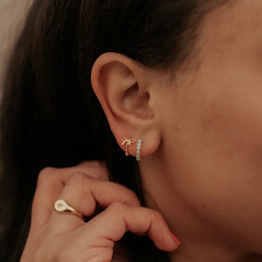 ONLINE EXCLUSIVE Ava Bow Hoops