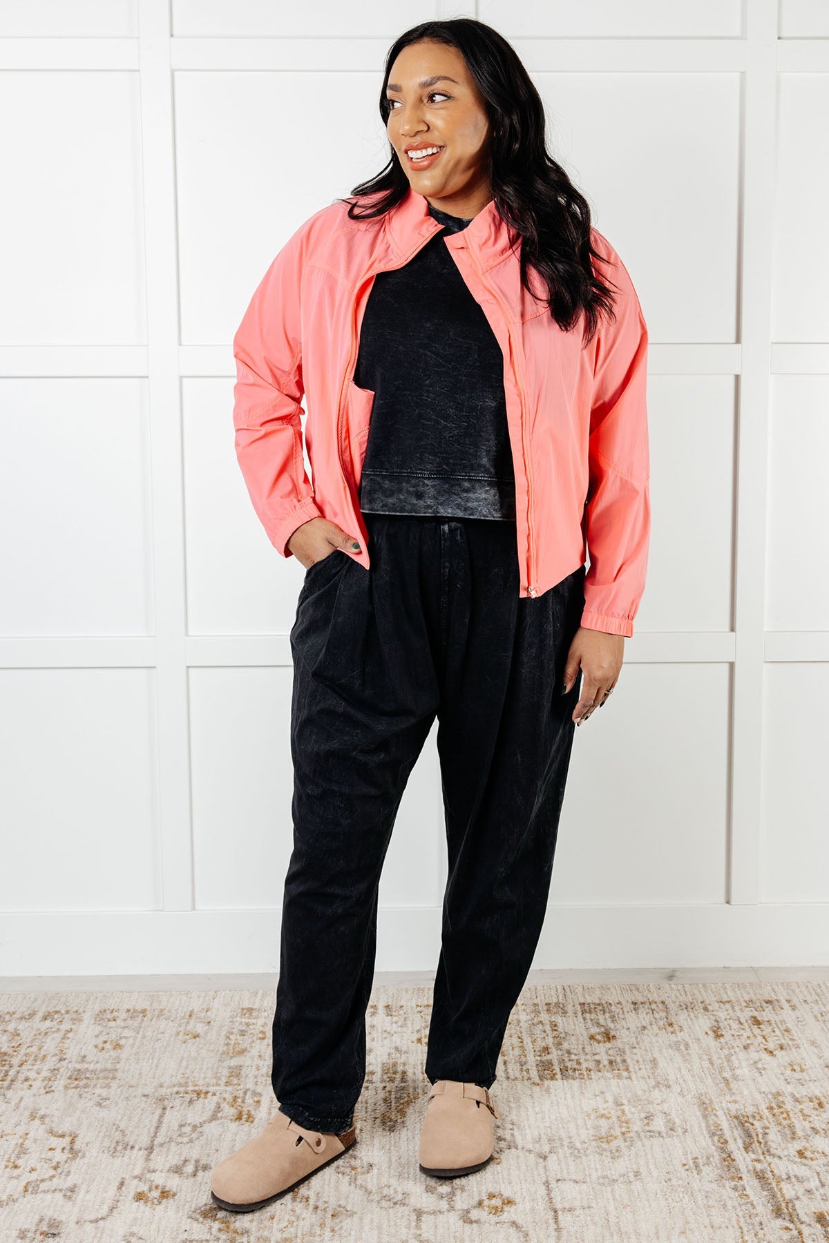 ONLINE EXCLUSIVE Limber Up Straight Leg Sweats in Black