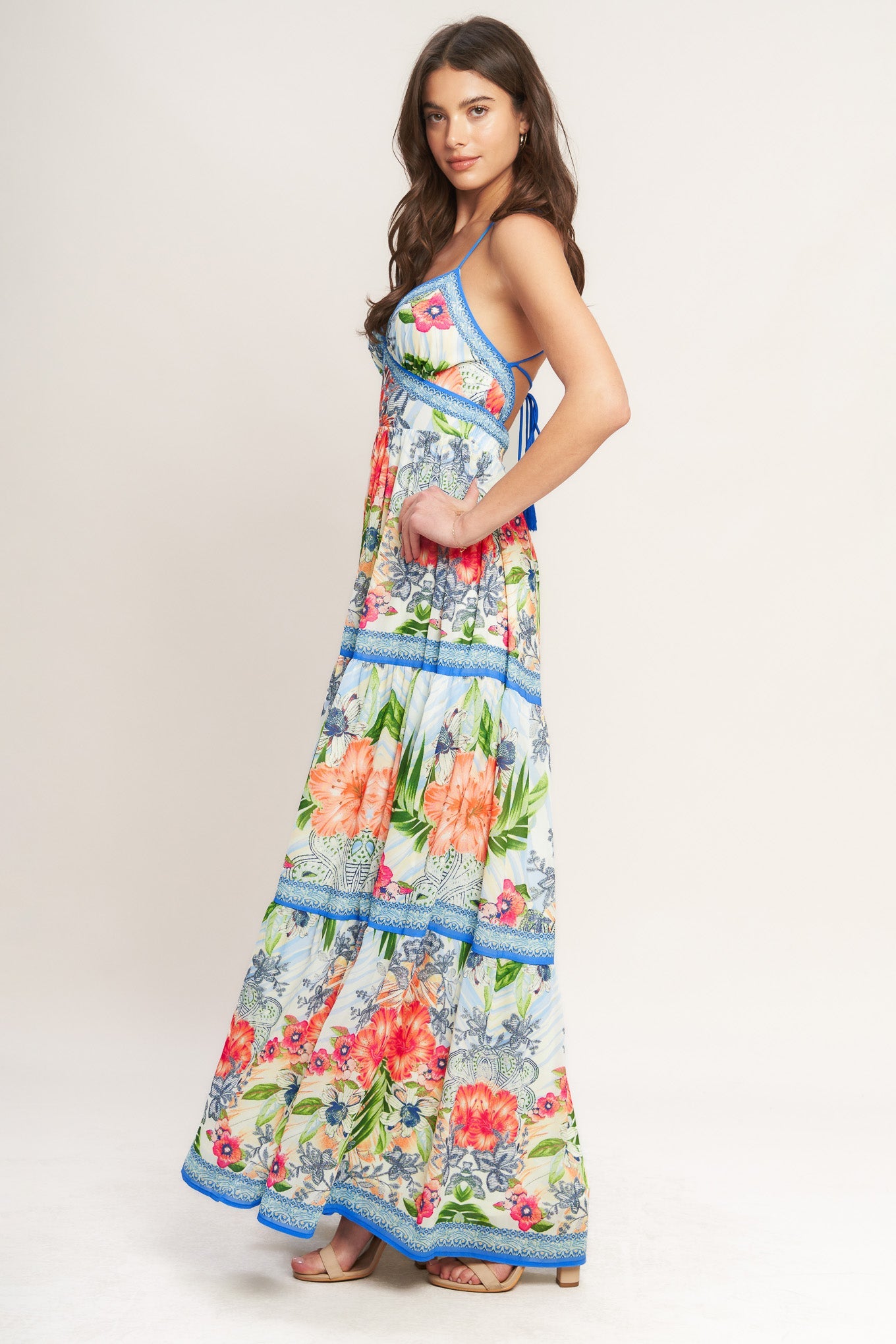 ONLINE EXCLUSIVE - Garden muse woven maxi dress