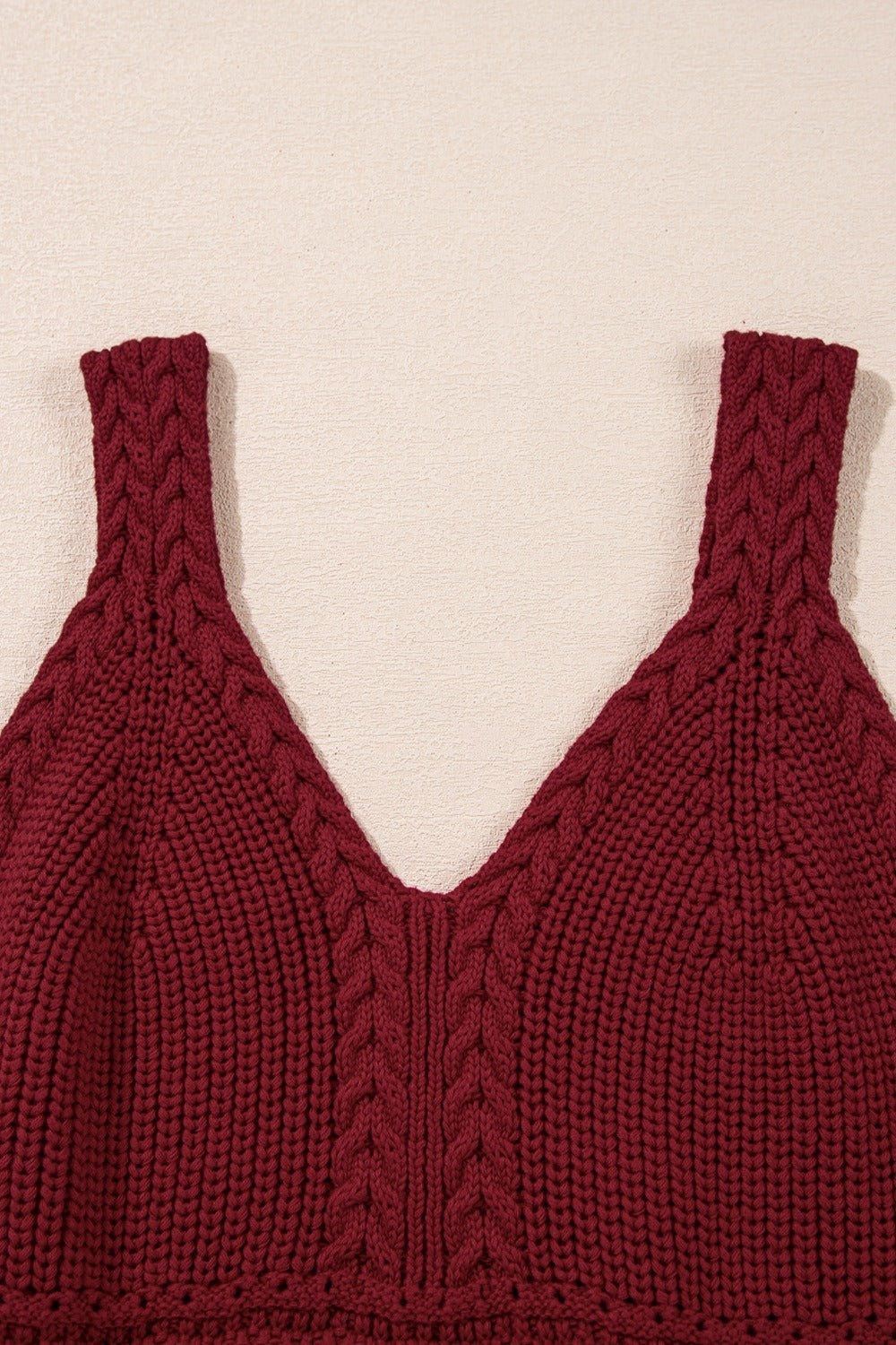 Sara Cable Knit Tank Top