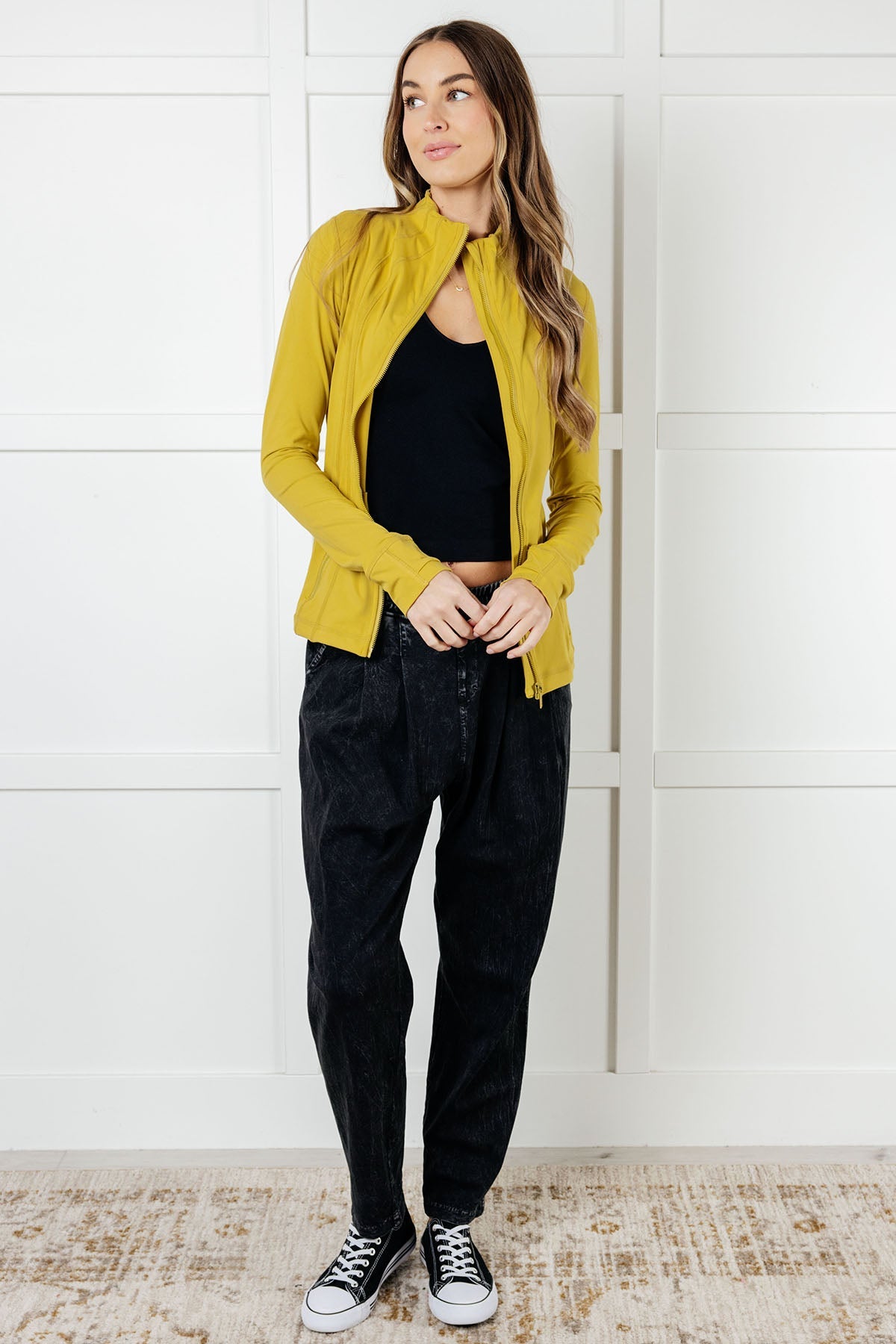 ONLINE EXCLUSIVE Limber Up Straight Leg Sweats in Black