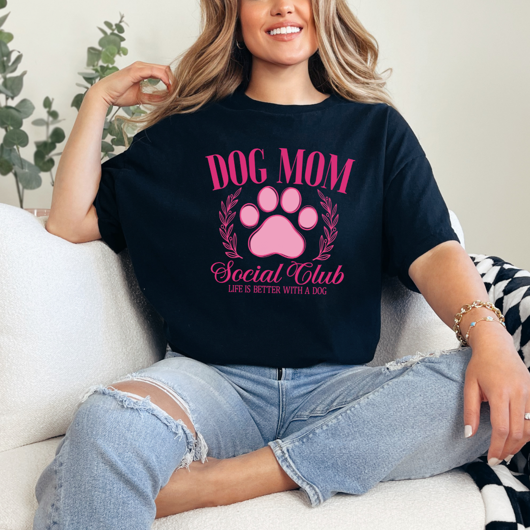 ONLINE EXCLUSIVE Dog Mom Social Club Graphic Tee
