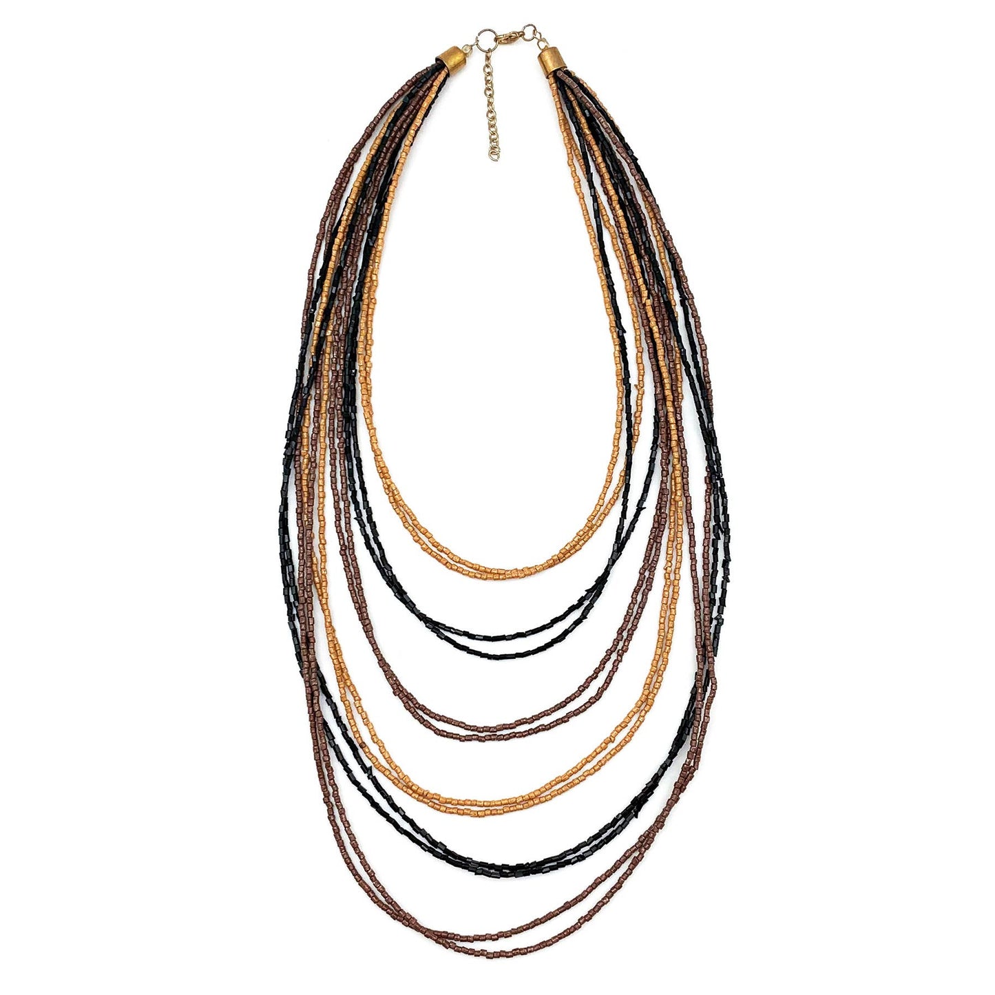 Handcrafted Sachi Beaded Safari Necklace