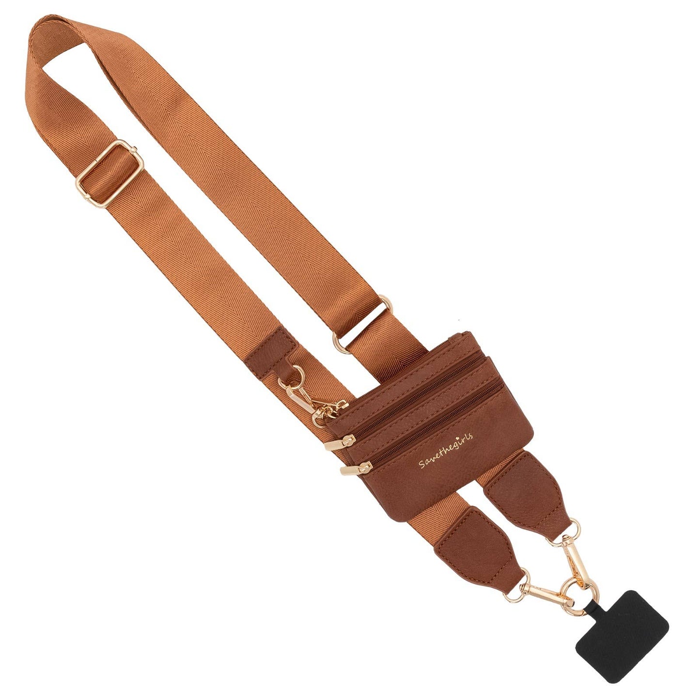 Clip & Go Phone Lanyard with Wallet phone strap