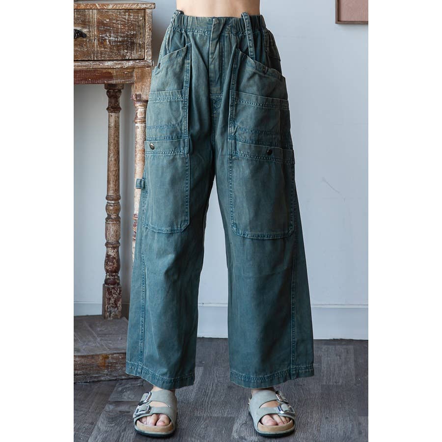 Oli & Hali mineral wash cargo jeans