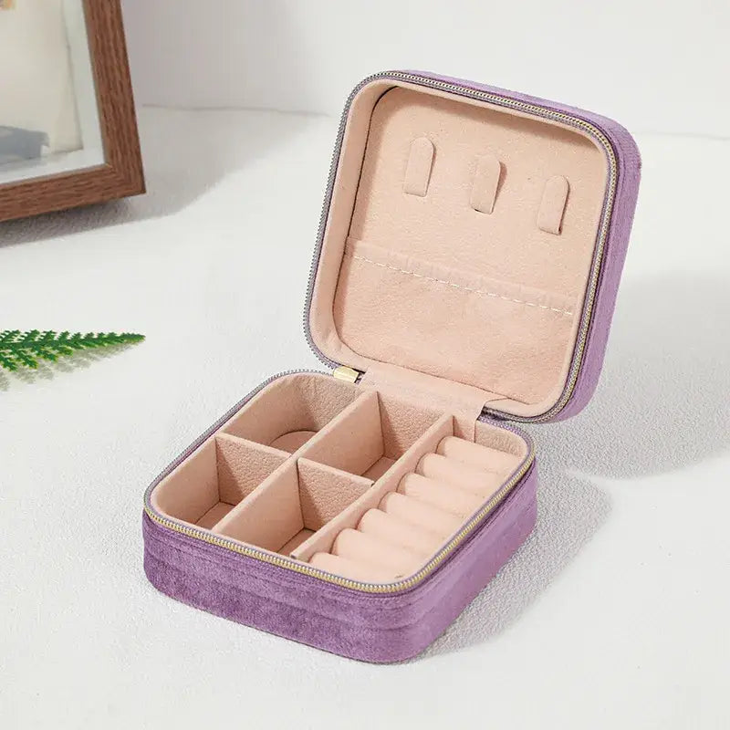 Plush Jewelry Box for Travel