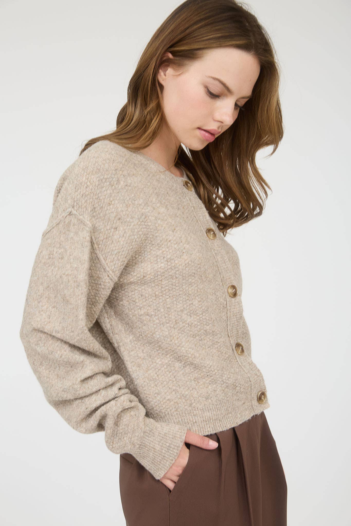 Aiden knit button down cardigan