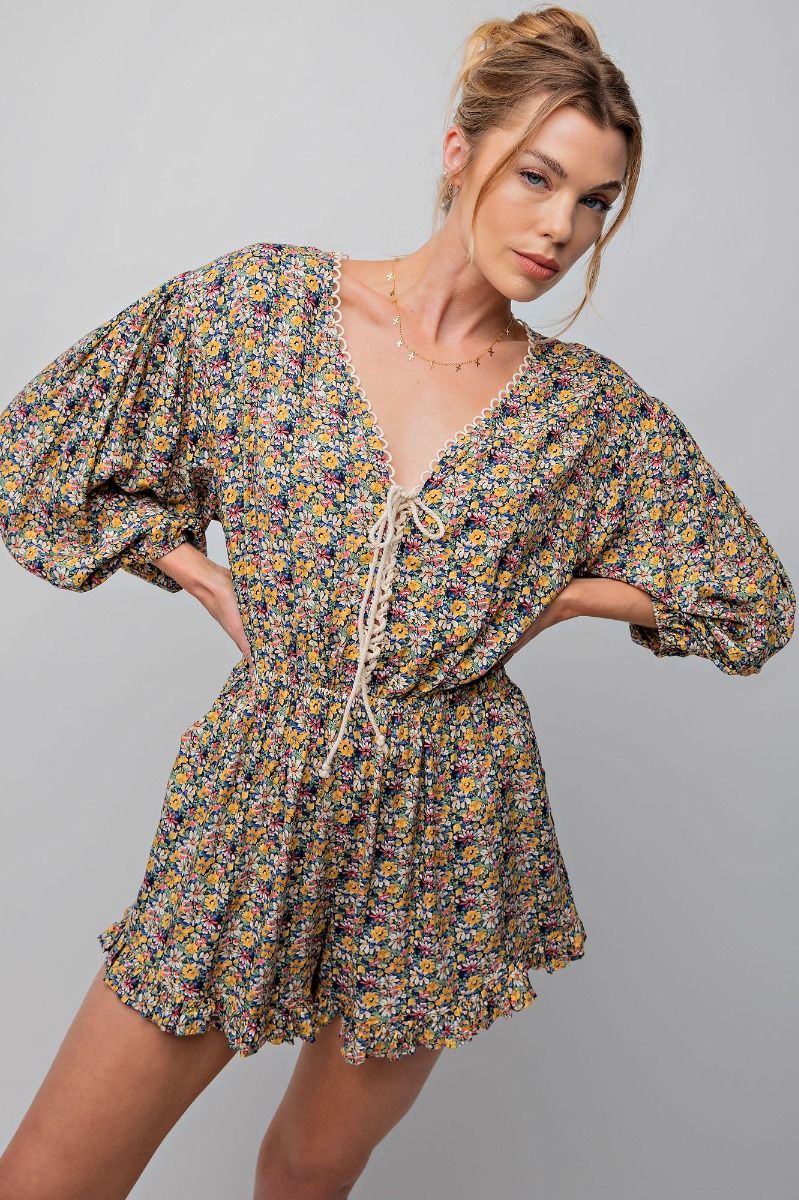 Melodie Floral Romper