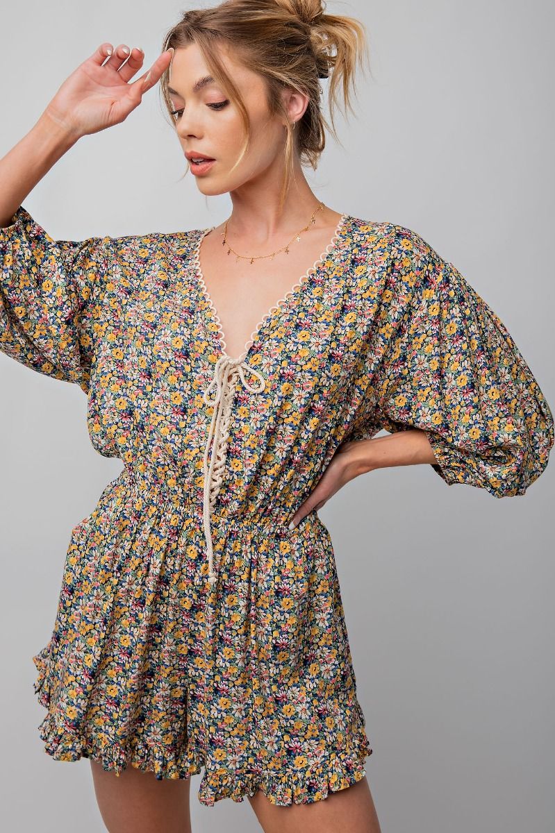 Melodie Floral Romper